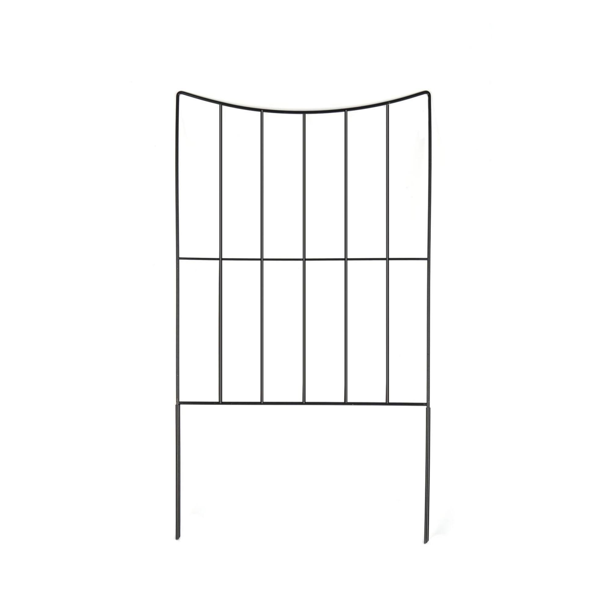 NEX™ 24" Black Lower Arc Garden Fence, 10ct.
